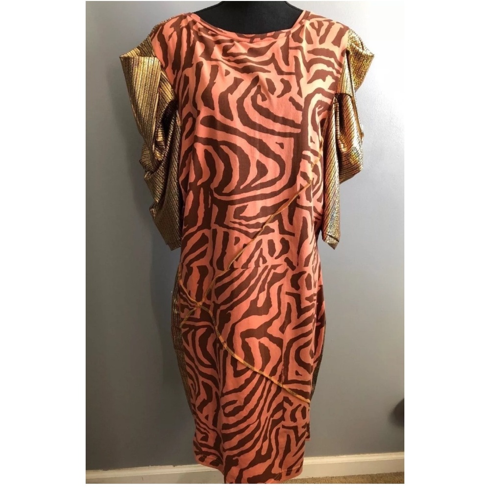 WOMEN'S PLUS SIZE NAKIMULI  BODY CON DRESS